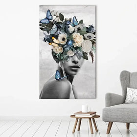 Blue Butterfly Canvas Print Blue Butterfly Canvas Print wall art product Svetlana Aleynikova