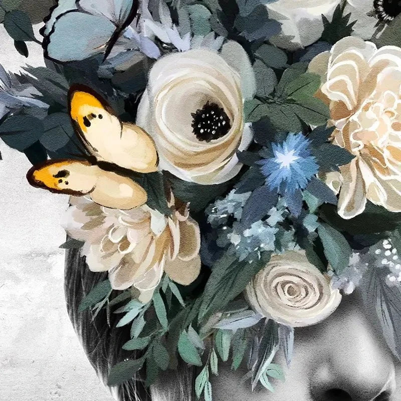 Blue Butterfly Canvas Print Blue Butterfly Canvas Print wall art product Svetlana Aleynikova