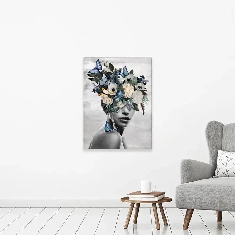 Blue Butterfly Canvas Print Blue Butterfly Canvas Print wall art product Svetlana Aleynikova