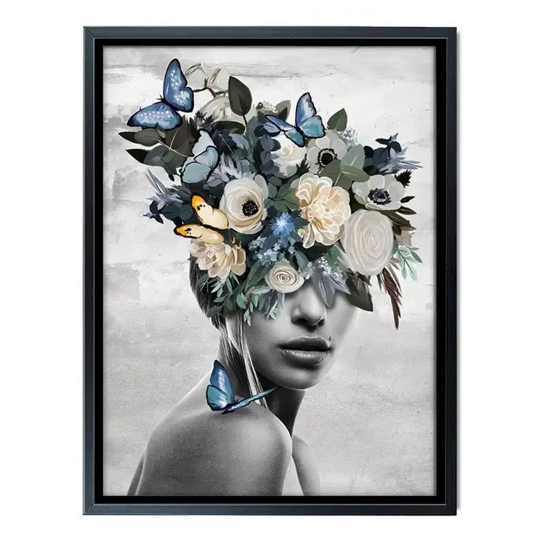 Blue Butterfly Canvas Print Blue Butterfly Canvas Print wall art product Svetlana Aleynikova