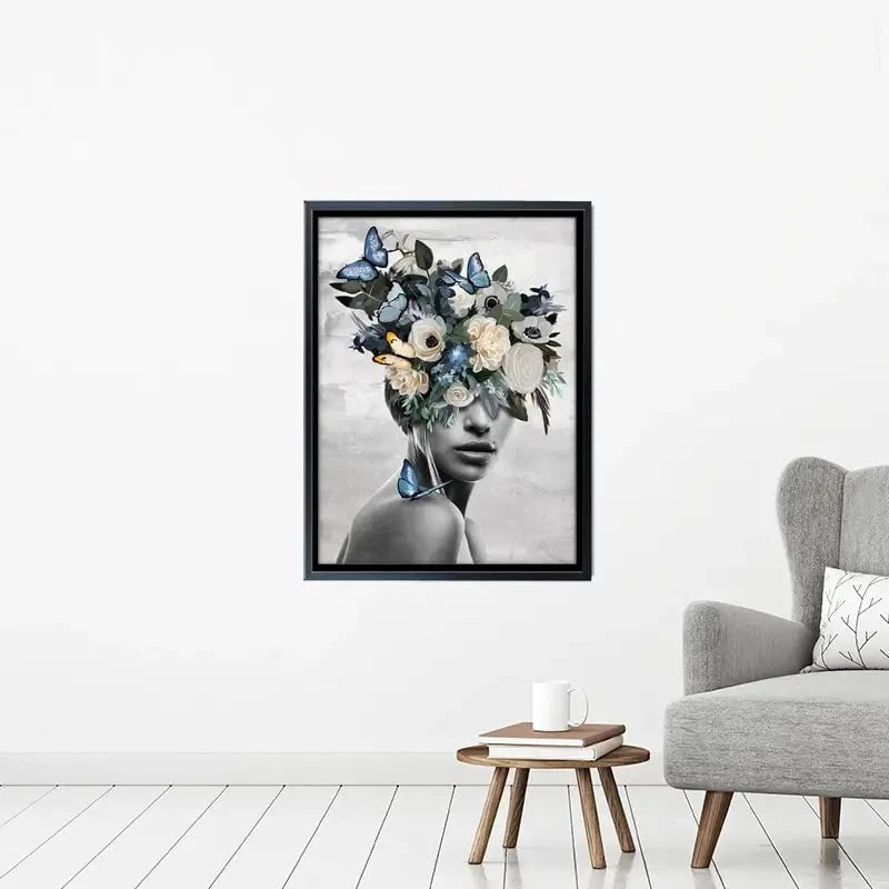 Blue Butterfly Canvas Print Blue Butterfly Canvas Print wall art product Svetlana Aleynikova