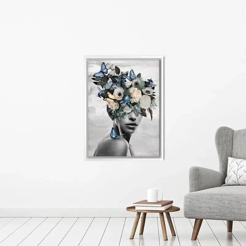 Blue Butterfly Canvas Print Blue Butterfly Canvas Print wall art product Svetlana Aleynikova