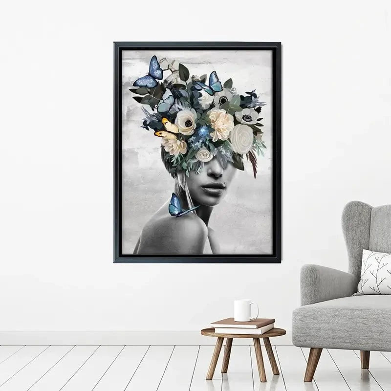 Blue Butterfly Canvas Print Blue Butterfly Canvas Print wall art product Svetlana Aleynikova