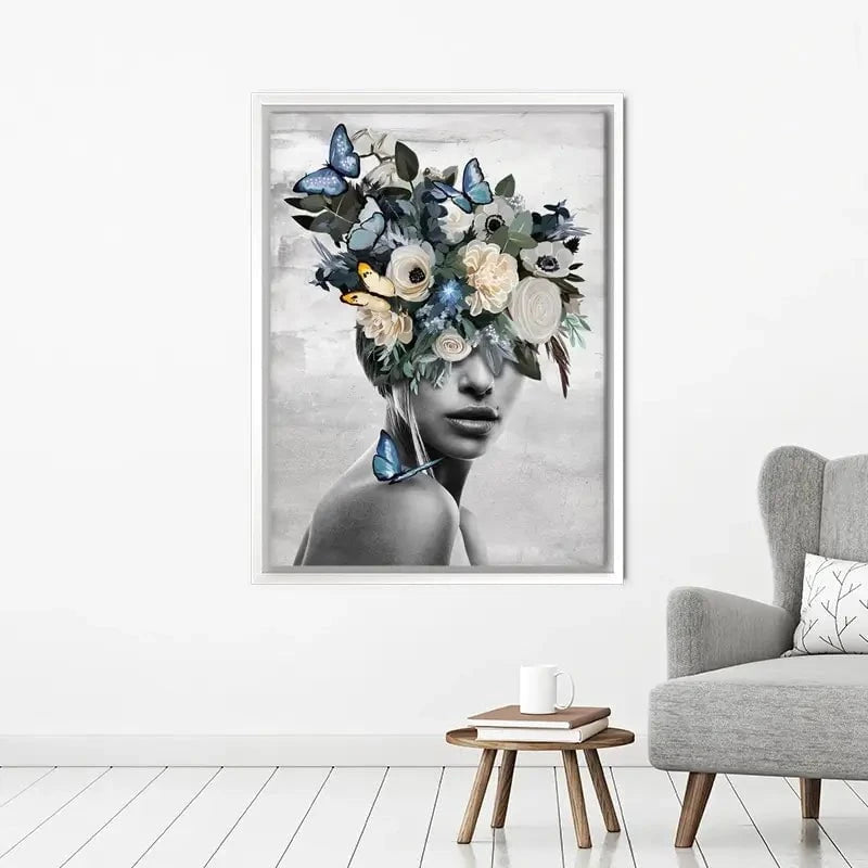 Blue Butterfly Canvas Print Blue Butterfly Canvas Print wall art product Svetlana Aleynikova