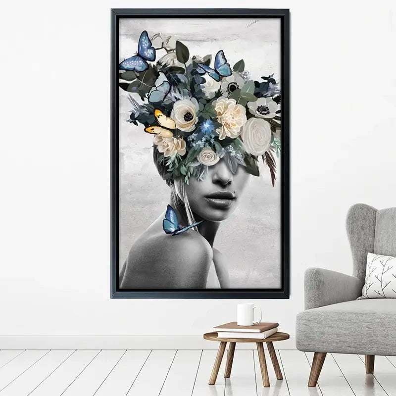 Blue Butterfly Canvas Print Blue Butterfly Canvas Print wall art product Svetlana Aleynikova