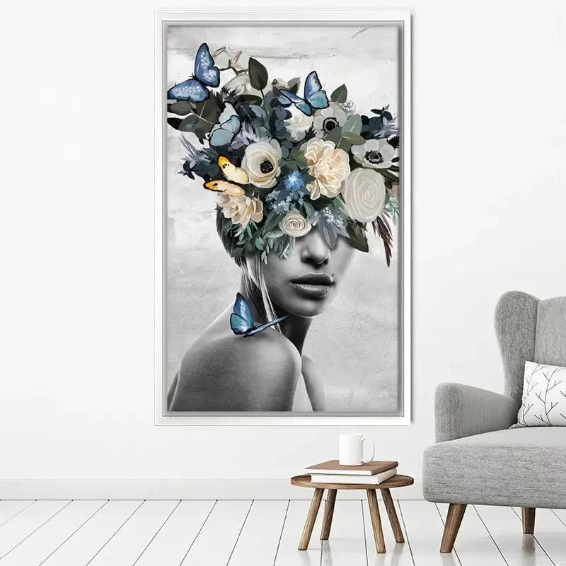 Blue Butterfly Canvas Print Blue Butterfly Canvas Print wall art product Svetlana Aleynikova