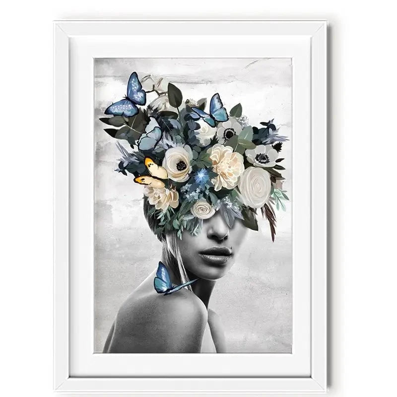Blue Butterfly Framed Art Print Blue Butterfly Framed Art Print wall art product Svetlana Aleynikova