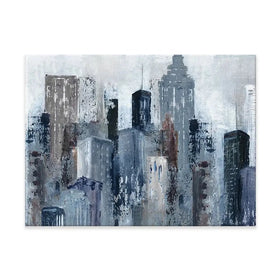 Blue City Mood Canvas Print Blue City Mood Canvas Print wall art product Carol Robinson