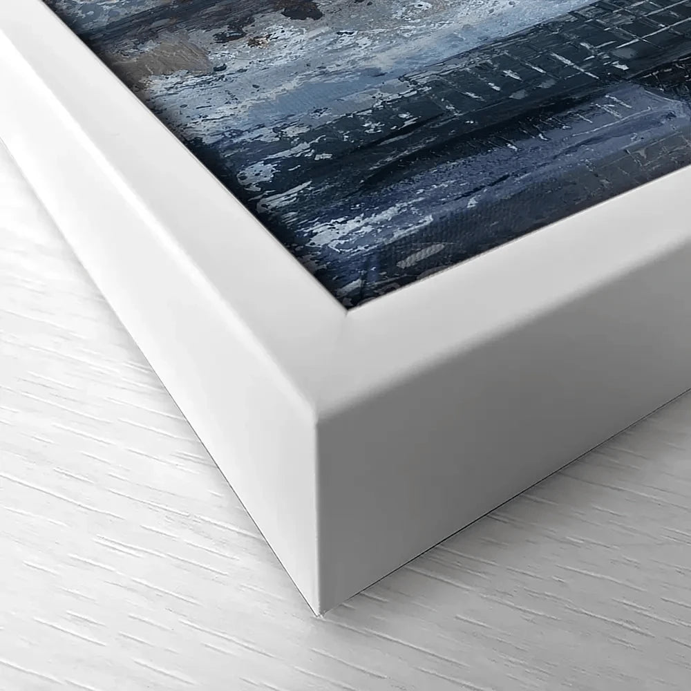 Blue City Mood Canvas Print Blue City Mood Canvas Print wall art product Carol Robinson