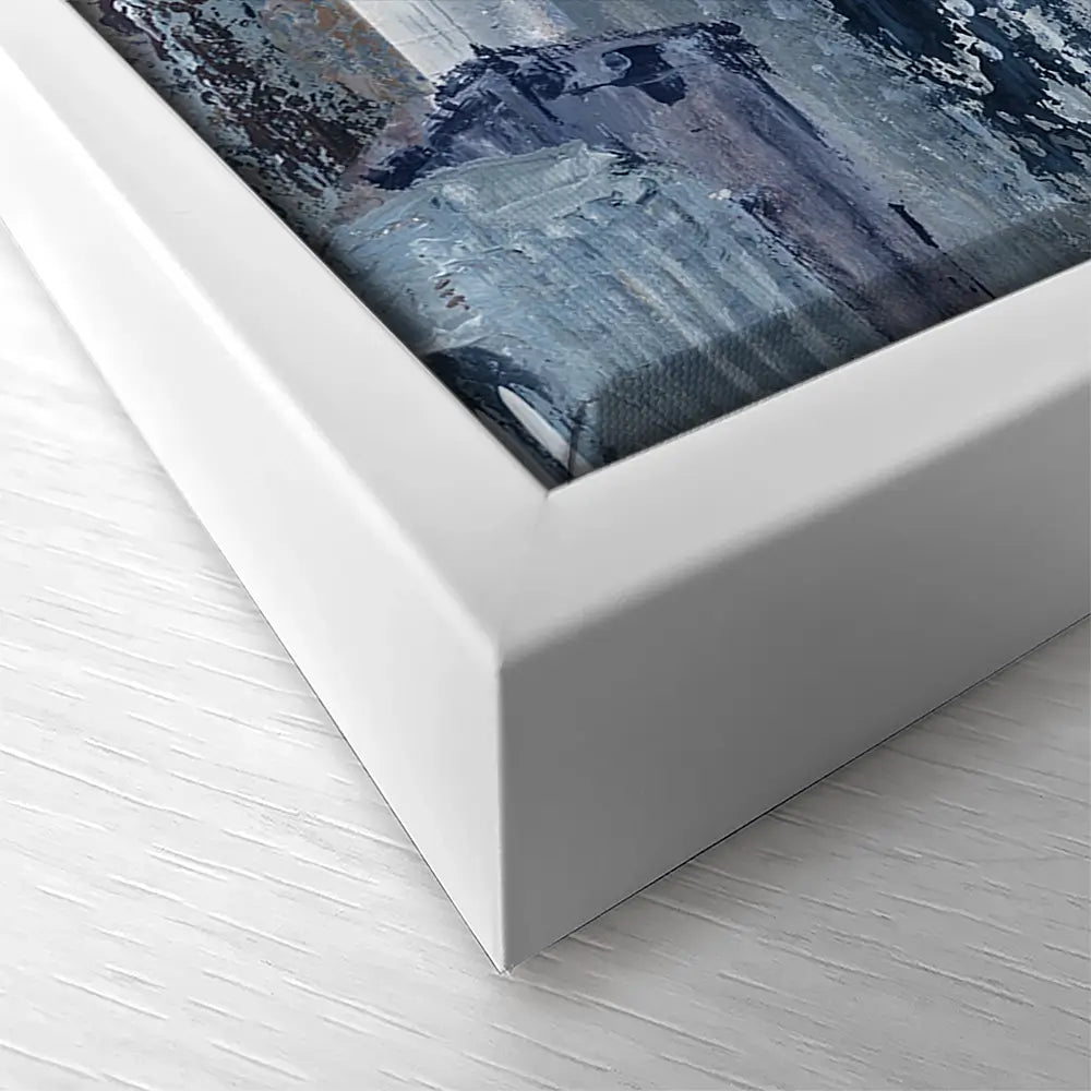 Blue City Mood Oversized Canvas Print Blue City Mood Oversized Canvas Print wall art product Carol Robinson