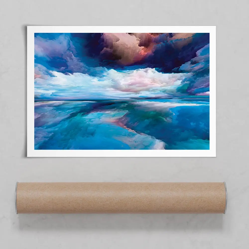 Blue Cloudscape Art Print Blue Cloudscape Art Print wall art product agsandrew / Shutterstock