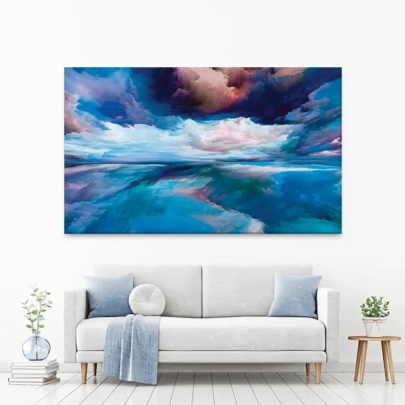 Blue Cloudscape Canvas Print Blue Cloudscape Canvas Print wall art product agsandrew / Shutterstock