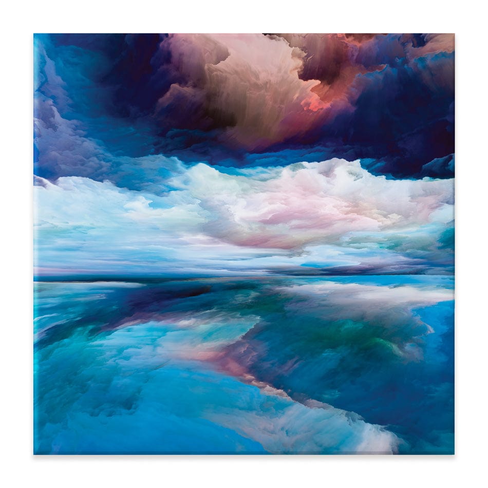 Blue Cloudscape Square Canvas Print wall art product agsandrew / Shutterstock