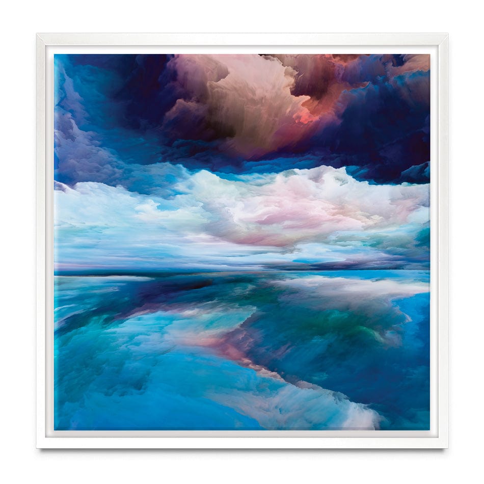 Blue Cloudscape Square Canvas Print wall art product agsandrew / Shutterstock
