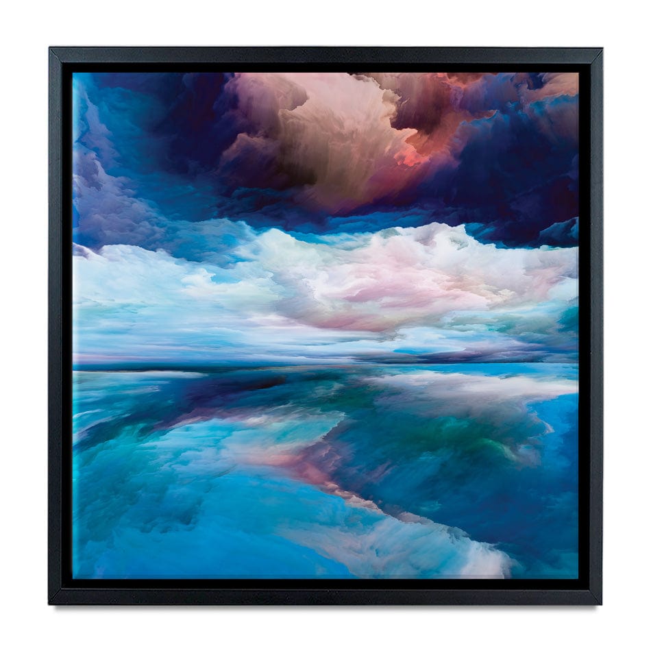 Blue Cloudscape Square Canvas Print wall art product agsandrew / Shutterstock