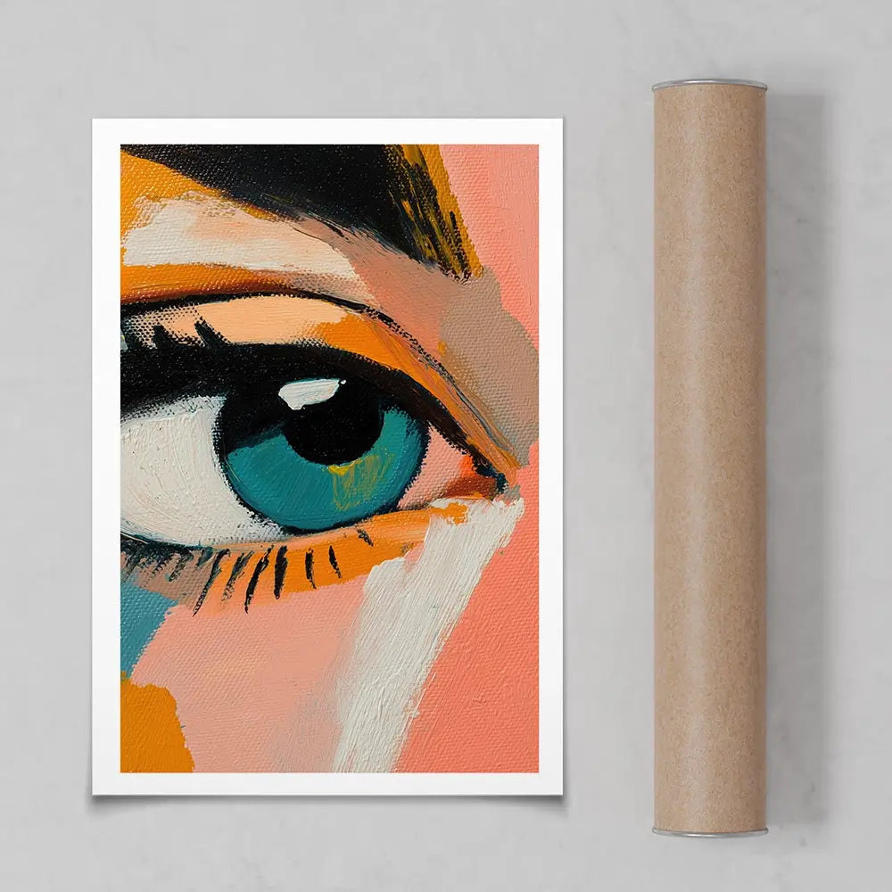 Blue Eyes Art Print Blue Eyes Art Print wall art product Treechild