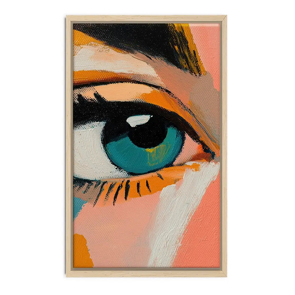 Blue Eyes Canvas Print Blue Eyes Canvas Print wall art product Treechild