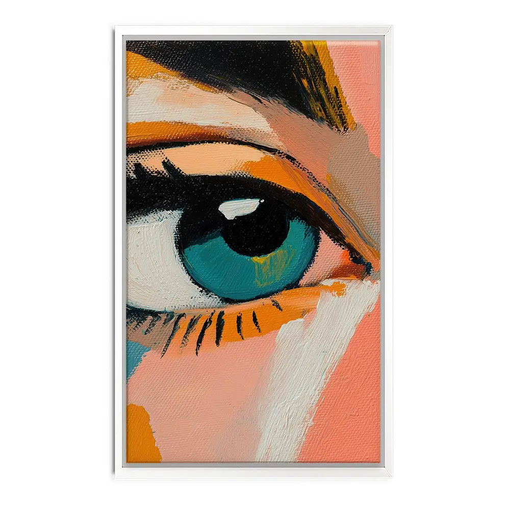 Blue Eyes Canvas Print Blue Eyes Canvas Print wall art product Treechild