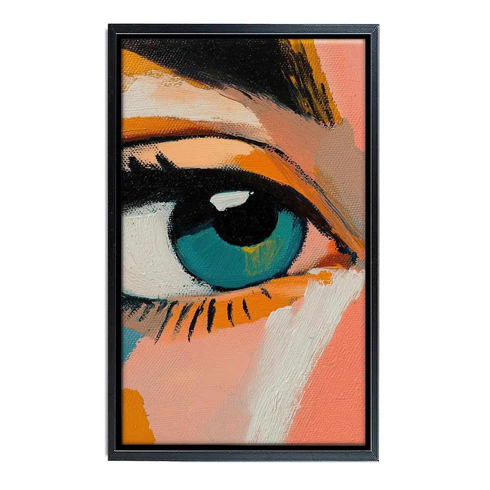Blue Eyes Canvas Print Blue Eyes Canvas Print wall art product Treechild