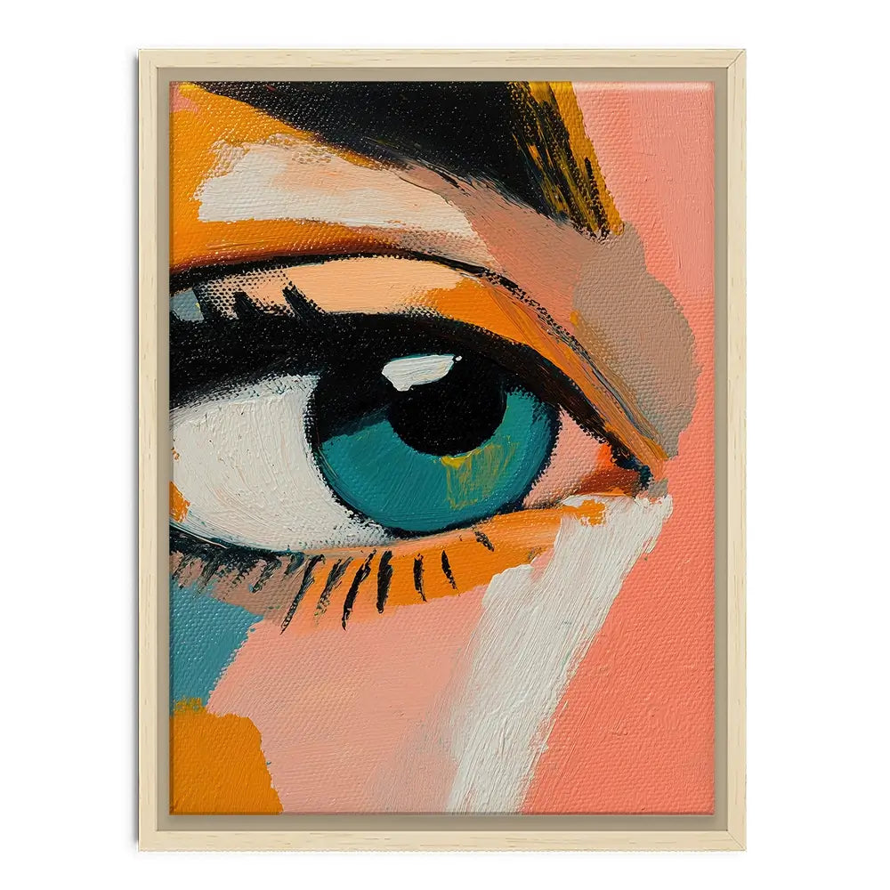 Blue Eyes Canvas Print Blue Eyes Canvas Print wall art product Treechild