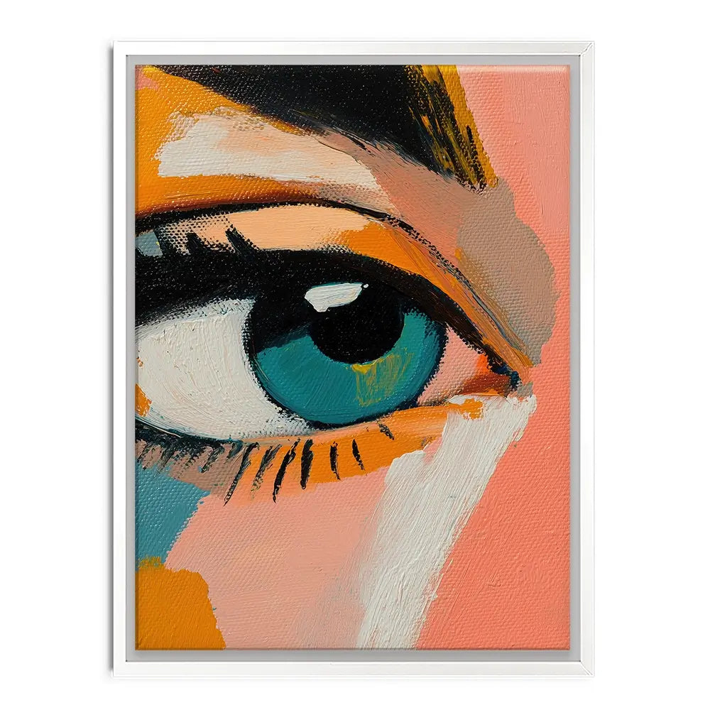 Blue Eyes Canvas Print Blue Eyes Canvas Print wall art product Treechild