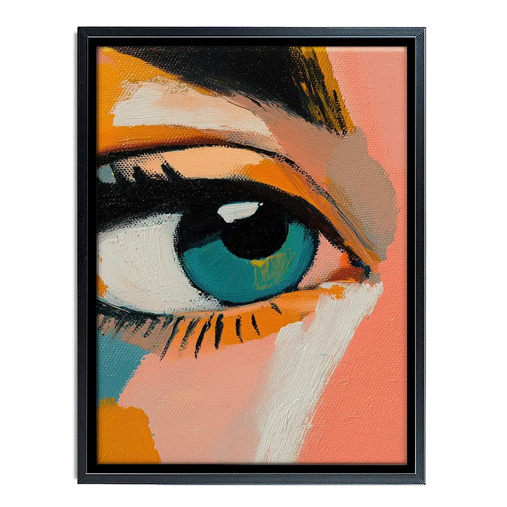 Blue Eyes Canvas Print Blue Eyes Canvas Print wall art product Treechild