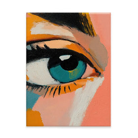Blue Eyes Canvas Print Blue Eyes Canvas Print wall art product Treechild