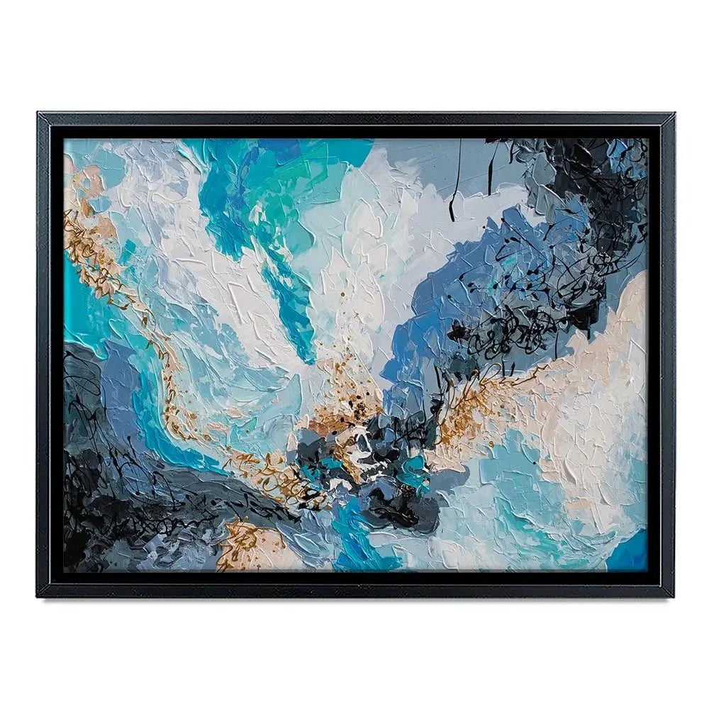 Blue Gold 2 Canvas Print Blue Gold 2 Canvas Print wall art product Olga Tkachyk