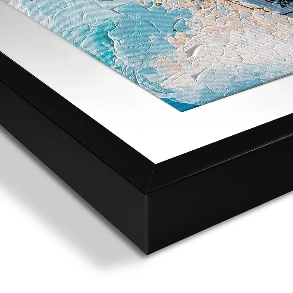 Blue Gold 2 Framed Art Print Blue Gold 2 Framed Art Print wall art product Olga Tkachyk