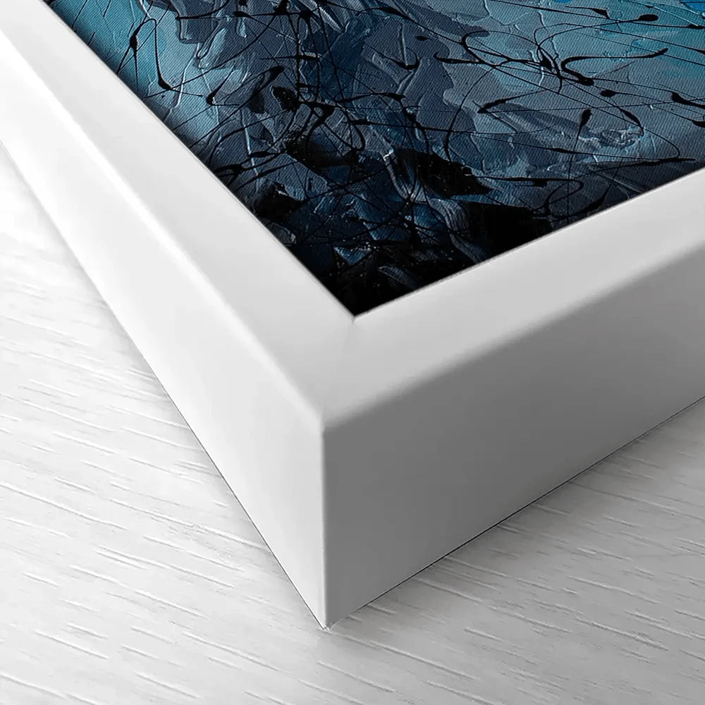 Blue Gold Canvas Print Blue Gold Canvas Print wall art product Olga Tkachyk