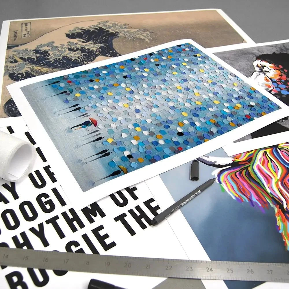 Blue Heaven Art Print Blue Heaven Art Print wall art product Ekaterina Ermilkina