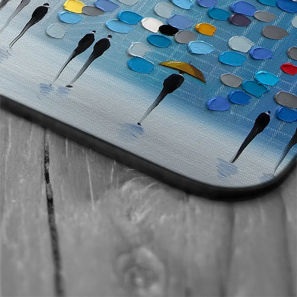 Blue Heaven Coaster Set Blue Heaven Coaster Set wall art product Ekaterina Ermilkina