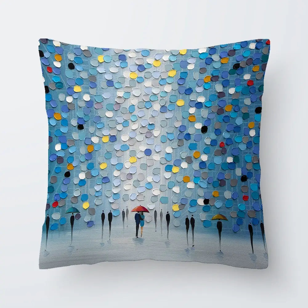 Blue Heaven Cushion Blue Heaven Cushion wall art product Ekaterina Ermilkina