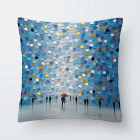 Blue Heaven Cushion Blue Heaven Cushion wall art product Ekaterina Ermilkina