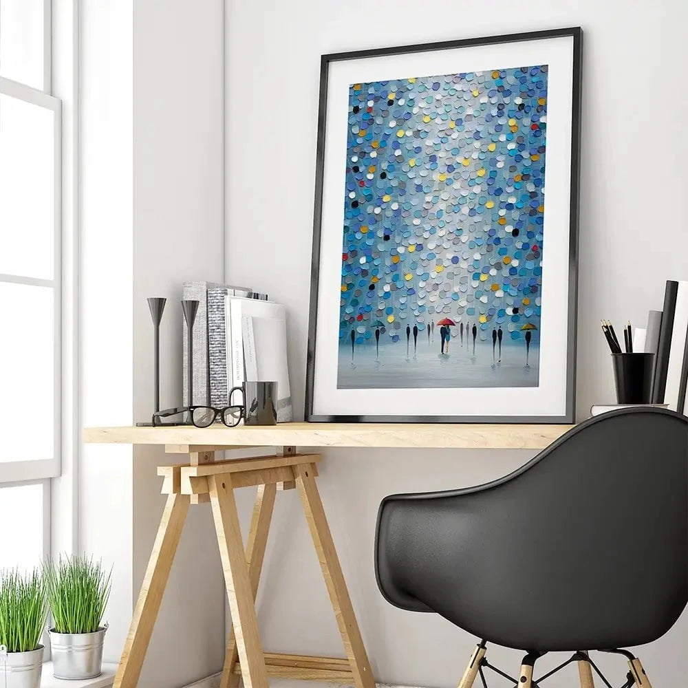 Blue Heaven Framed Art Print Blue Heaven Framed Art Print wall art product Ekaterina Ermilkina