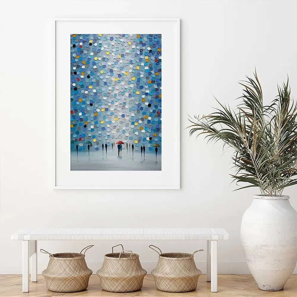 Blue Heaven Framed Art Print Blue Heaven Framed Art Print wall art product Ekaterina Ermilkina