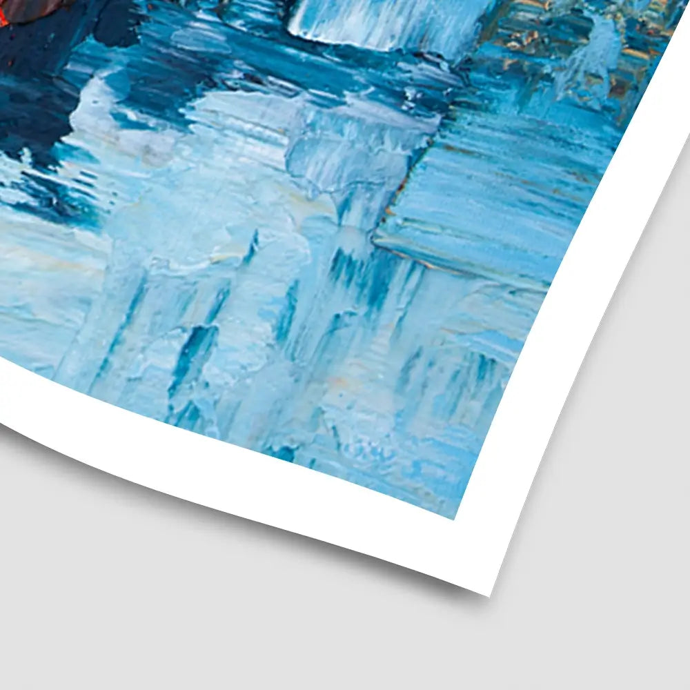 Blue Horizon Art Print Blue Horizon Art Print wall art product Osnat Tzadok