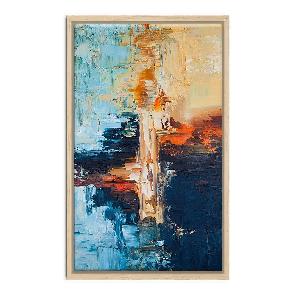 Blue Horizon Canvas Print Blue Horizon Canvas Print wall art product Osnat Tzadok