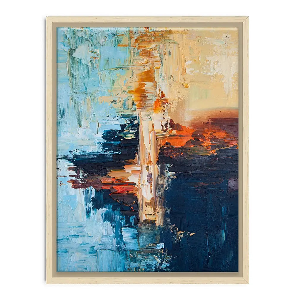 Blue Horizon Canvas Print Blue Horizon Canvas Print wall art product Osnat Tzadok