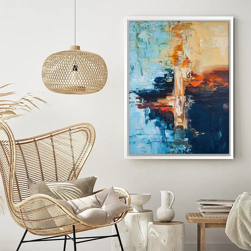 Blue Horizon Canvas Print Blue Horizon Canvas Print wall art product Osnat Tzadok