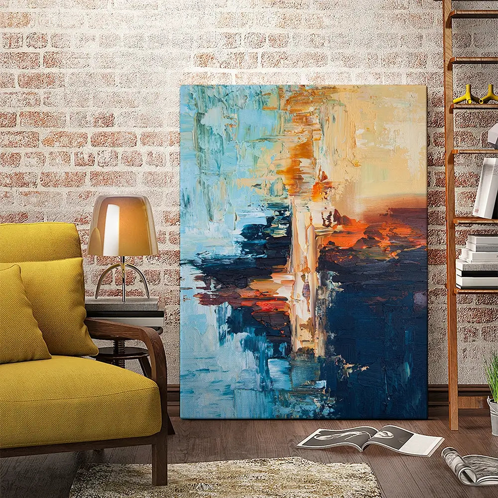 Blue Horizon Canvas Print Blue Horizon Canvas Print wall art product Osnat Tzadok