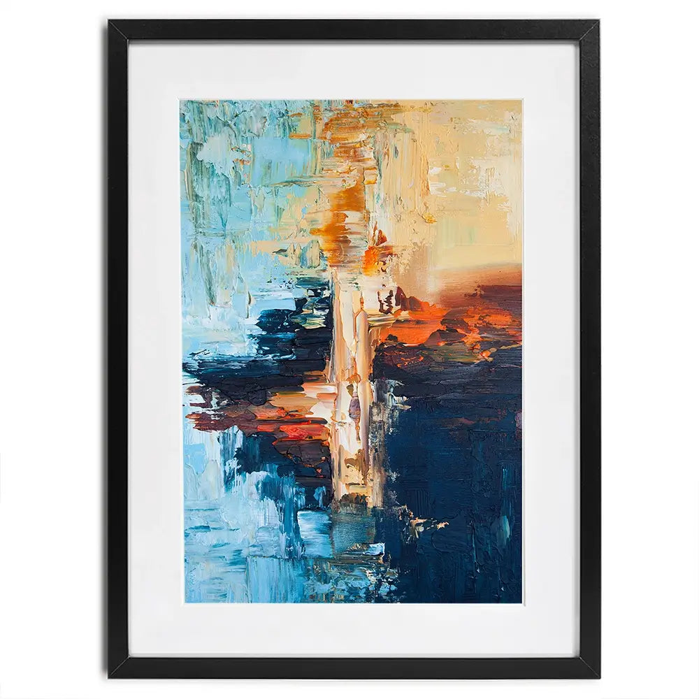 Blue Horizon Framed Art Print Blue Horizon Framed Art Print wall art product Osnat Tzadok