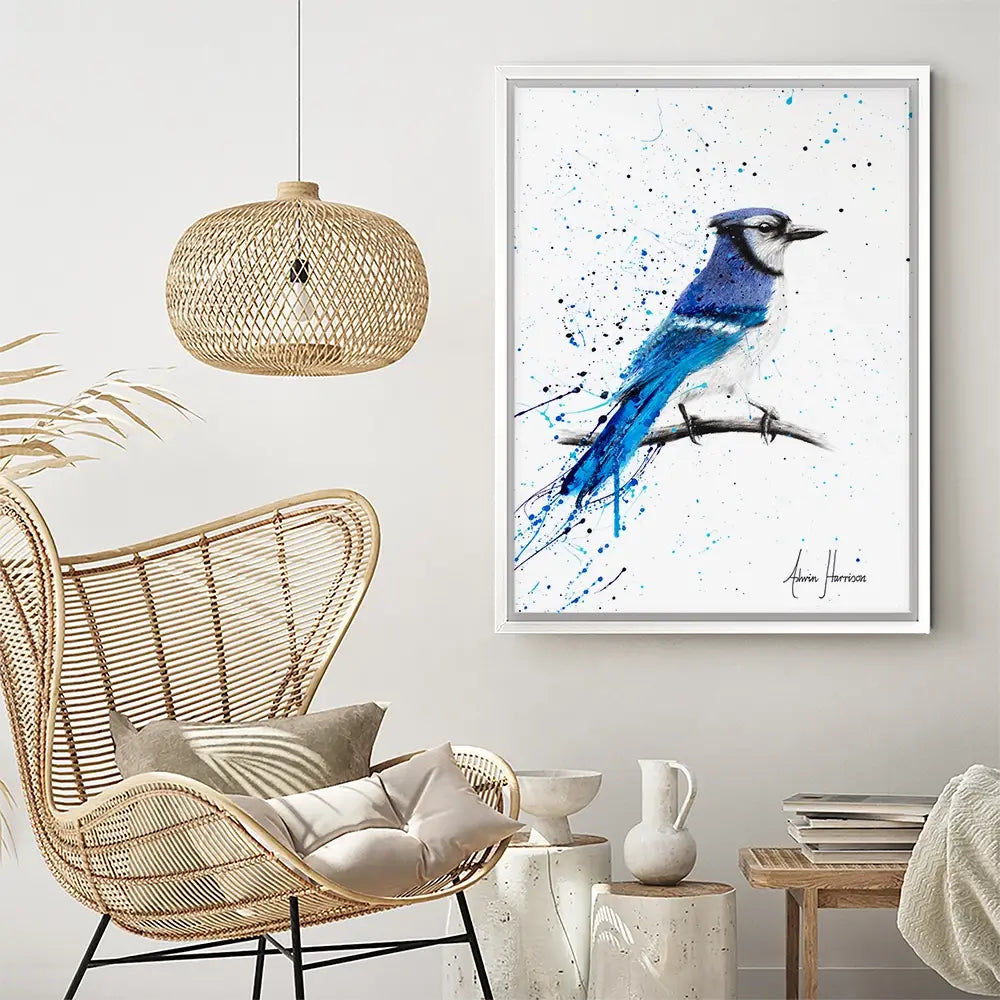 Blue Jay Sunday Canvas Print Blue Jay Sunday Canvas Print wall art product Ashvin Harrison