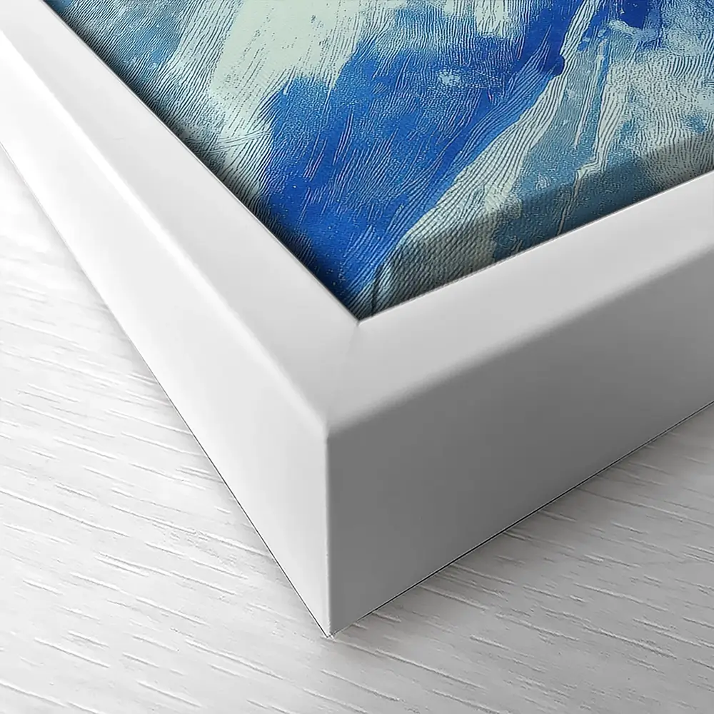 Blue Kingfisher Portrait Canvas Print Blue Kingfisher Portrait Canvas Print wall art product Chromatic Storm Studio