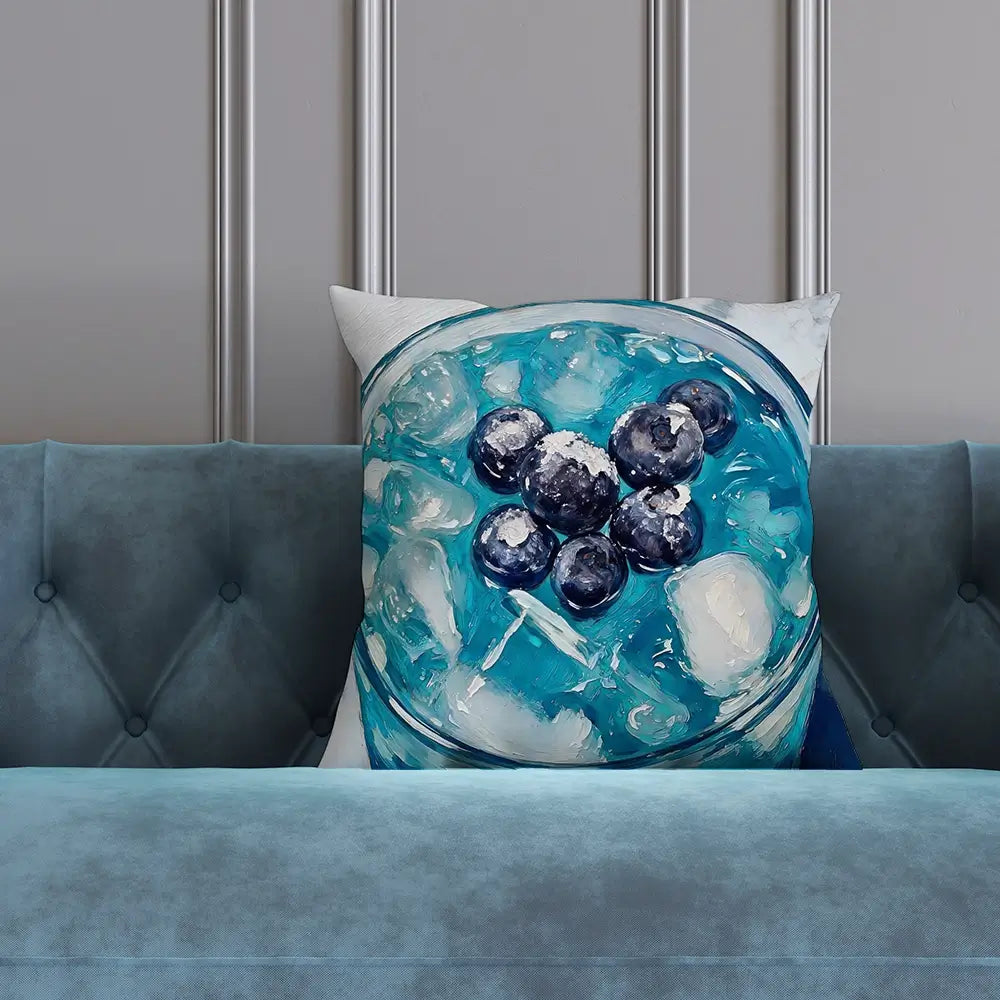 Blue Lagoon Cocktail Cushion Blue Lagoon Cocktail Cushion wall art product David Alexander Elder