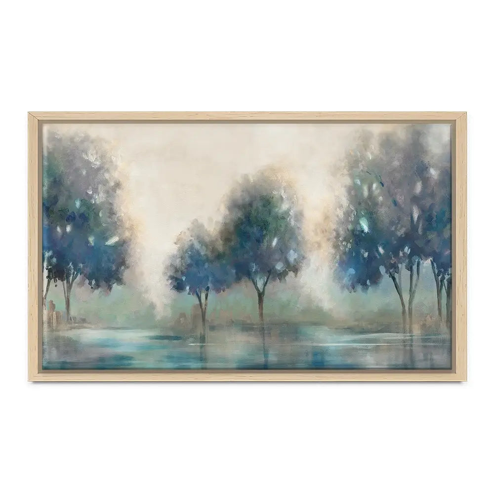 Blue Lakeside Canvas Print Blue Lakeside Canvas Print wall art product Carol Robinson