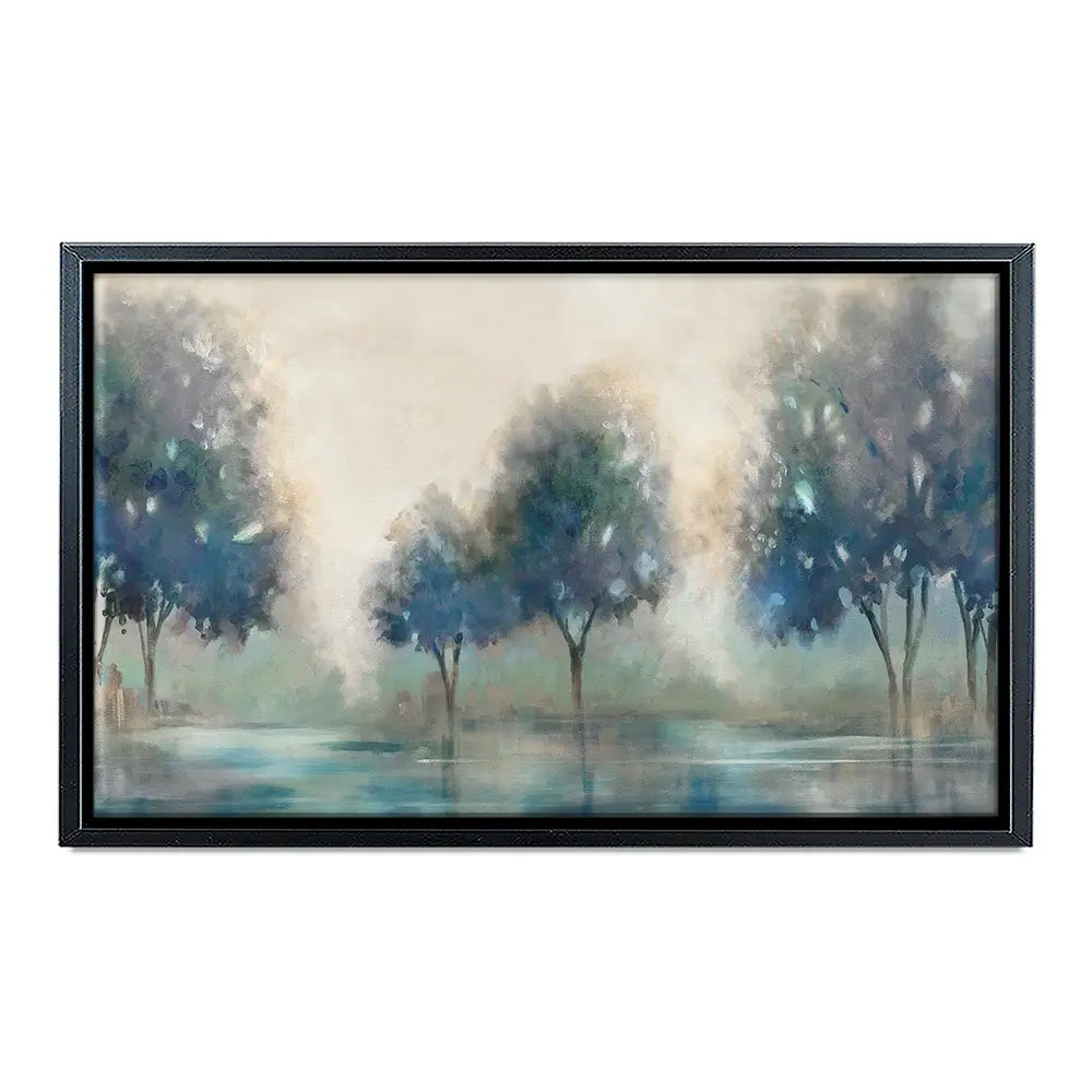Blue Lakeside Canvas Print Blue Lakeside Canvas Print wall art product Carol Robinson
