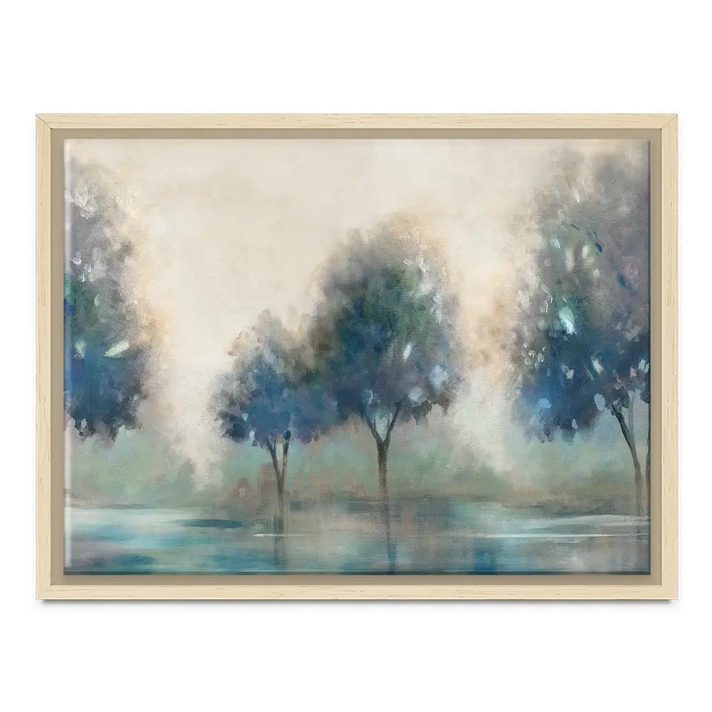 Blue Lakeside Canvas Print Blue Lakeside Canvas Print wall art product Carol Robinson
