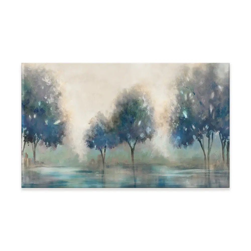 Blue Lakeside Canvas Print Blue Lakeside Canvas Print wall art product Carol Robinson