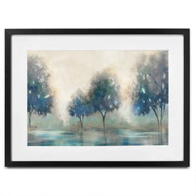 Blue Lakeside Framed Art Print Blue Lakeside Framed Art Print wall art product Carol Robinson